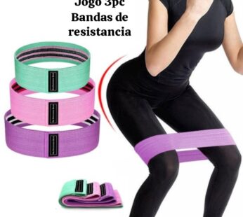 Jogo 3pc Bandas de resistancia✨🍃